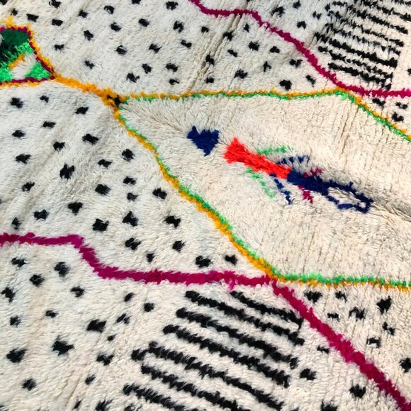 Authentic Moroccan Berber Rug - 8'.2"x4'.9" - Wool carpet - Picture 6 of 6